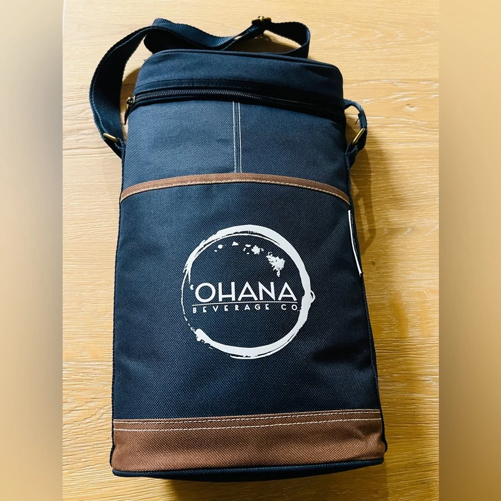 Ohana Navy and Brown Women's Satchel Bag